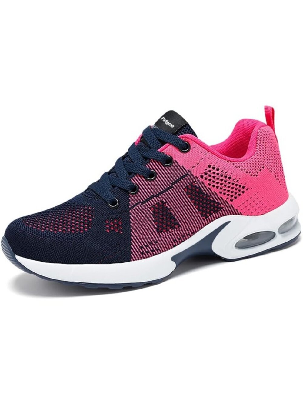 Womens Pink Blue Mesh Breathable Air Cushion Athletic Comfortable Casual Sneaker